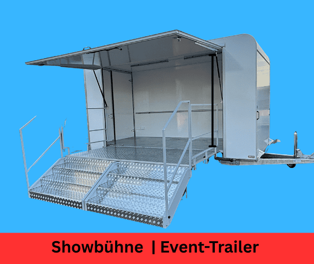 Showbühne mieten | Eventtrailer | Promotionanhänger